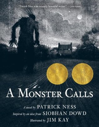 Review:  A Monster Calls by Patrick Ness, Siobhan Dowd (Conception), Jim Kay (Illustrator)